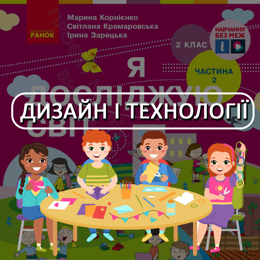 Дизайн і технології. Корнієнко М.М., Крамаровська С.М., Зарецька І.Т. 2 клас. До підручника 2024 року випуску Дизайн і технології. Корнієнко М.М., Крамаровська С.М., Зарецька І.Т. 2 клас. До підручника 2024 року випуску