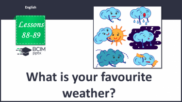 №088-89 - What is your favourite weather?