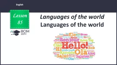 №085 - Languages of the world