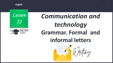 №022 - Grammar. Formal and informal letters