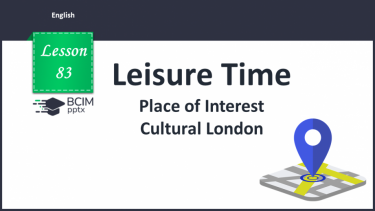 №083 - Places of Interest. Cultural London.