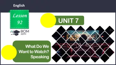 №092 - ГР2 Що ми хочемо подивитися? Розвиток навичок усної взаємодії. What Do We Want to Watch? Speaking. №092 - ГР2 Що ми хочемо подивитися? Розвиток навичок усної взаємодії. What Do We Want to Watch? Speaking.