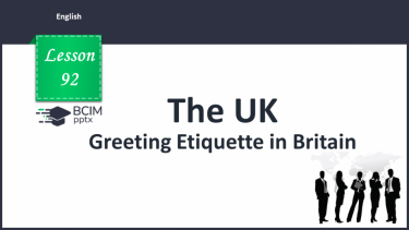 №092 - Greeting Etiquette in Britain.