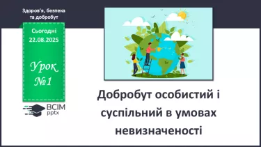 №01 - Добробут особистий і суспільний в умовах невизначеності. №01 - Добробут особистий і суспільний в умовах невизначеності.
