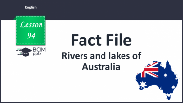 №094 - Fact File. Australia. Rivers and lakes of Australia.