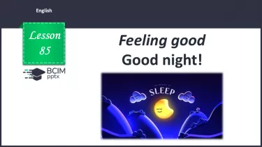 №085 - Good night!