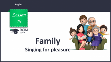№049 - Family. Singing for pleasure.