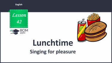 №042 - Lunchtime. Singing for pleasure.