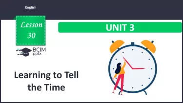№030 - Вчимося визначати час. Розвиток навичок усної взаємодії. Learning to Tell Tim. №030 - Вчимося визначати час. Розвиток навичок усної взаємодії. Learning to Tell Tim.