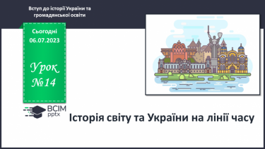 №014 - Історія світу та України на лінії часу