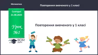 №001 - Вступ. Повторення вивченого матеріалу. №001 - Вступ. Повторення вивченого матеріалу.