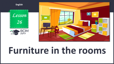 №026 - Furniture in the rooms