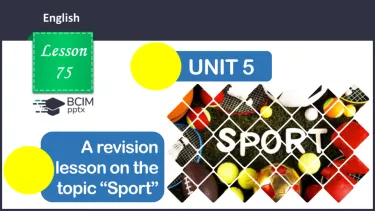 №075 - ГР1,2,3,4  Узагальнюючий урок з теми «Спорт». A revision lesson on the topic “Sport”. №075 - ГР1,2,3,4  Узагальнюючий урок з теми «Спорт». A revision lesson on the topic “Sport”.