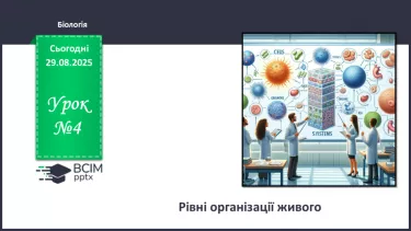 №004 - Рівні організації життя. №004 - Рівні організації життя.