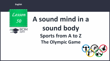 №050 - Sports from A to Z. The Olympic Games.
