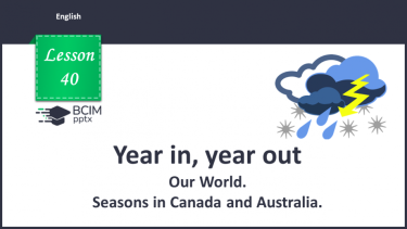 №040 - Seasons in Canada and Australia.