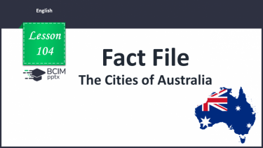№104 - Fact File. Australia. The Cities of Australia.