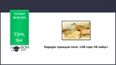 №03 - П/О. ГР1, ГР2, ГР4. Народні чумацькі пісні. «Ой горе тій чайці» №03 - П/О. ГР1, ГР2, ГР4. Народні чумацькі пісні. «Ой горе тій чайці»