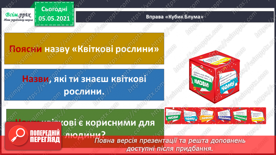 №036 - Квіткові рослини.30