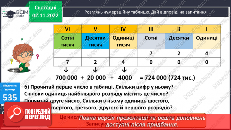 №056 - Розрядні числа шостого розряду17 №056 - Розрядні числа шостого розряду17