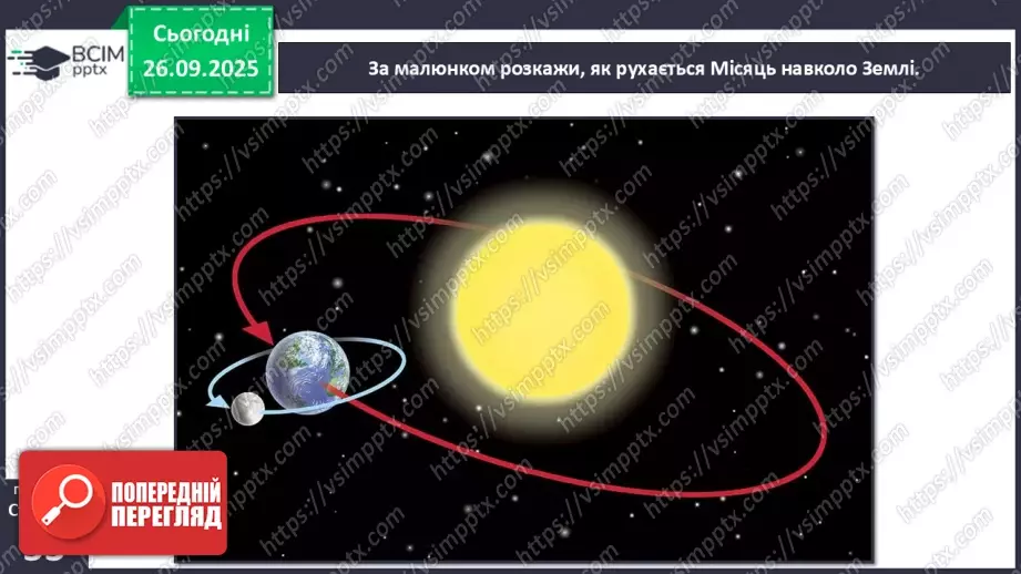 №0018 - Місяць — природний супутник Землі.11 №0018 - Місяць — природний супутник Землі.11