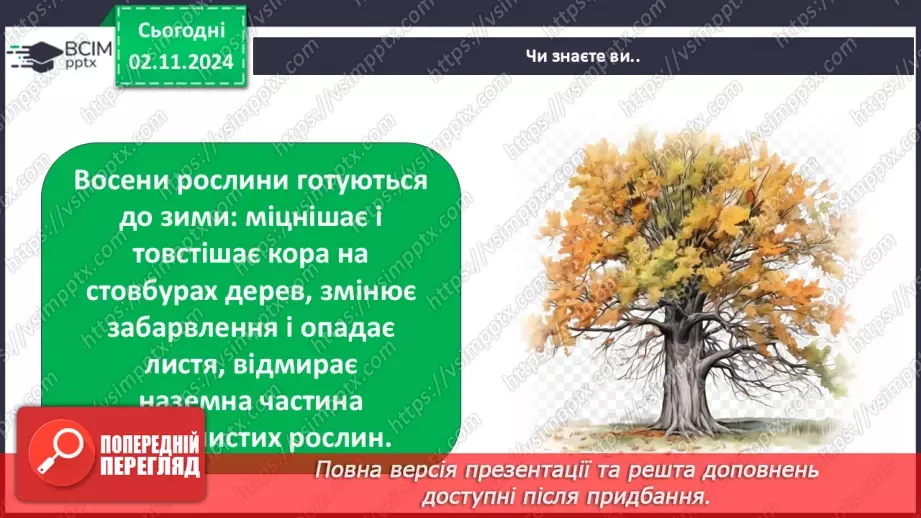 №0032 - Як рослини готуються до зими25 №0032 - Як рослини готуються до зими25