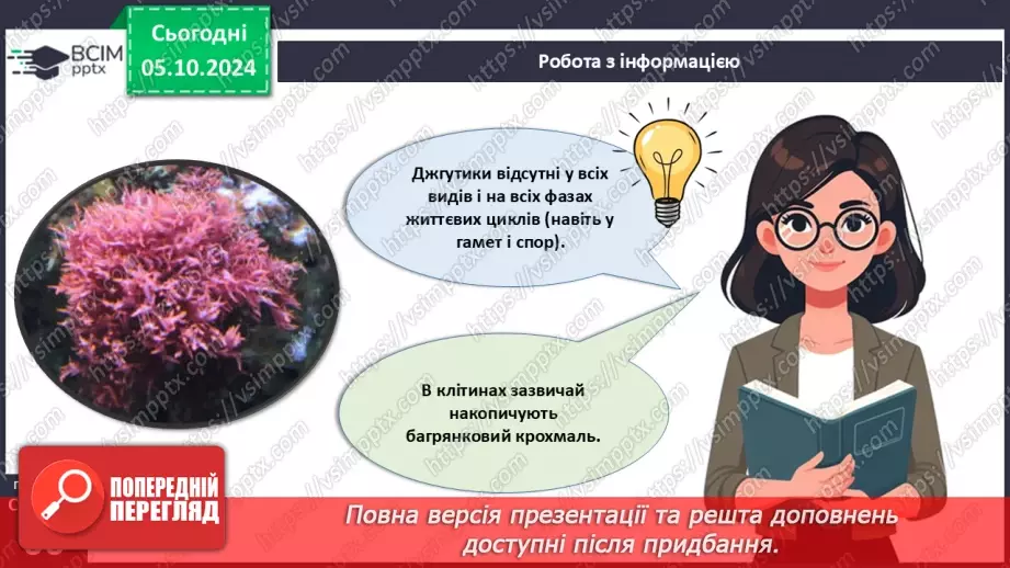 №19 - Зелені та Червоні водорості.19 №19 - Зелені та Червоні водорості.19