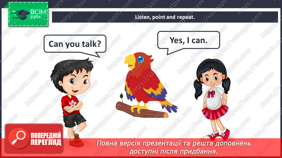 №051 - Animals – 5b. “Can you …?”, “Yes, I can”, “No, I can’t (cannot)”18