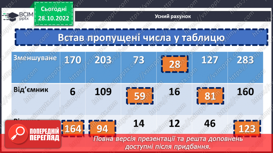 №051-52 - Розв’язування задач на всі дії з натуральними числами. Самостійна робота №7.5