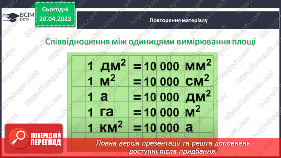 №162 - Кут, трикутник, прямокутник, квадрат. Площа та периметр квадрата і прямокутника.21