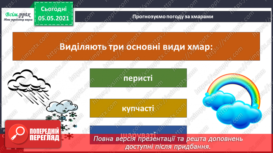 №014 - Вчимося спостерігати. Шишка-синоптик. Прогнозуємо погоду за хмарами13