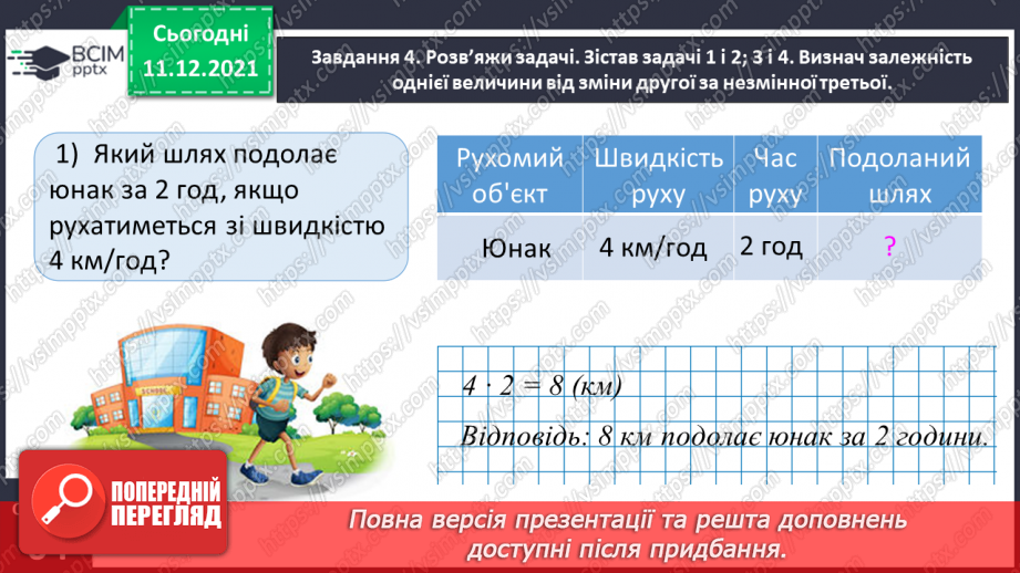 №077 - Розв’язуємо прості задачі з величинами: подоланий шлях, швидкість руху, час руху15 №077 - Розв’язуємо прості задачі з величинами: подоланий шлях, швидкість руху, час руху15