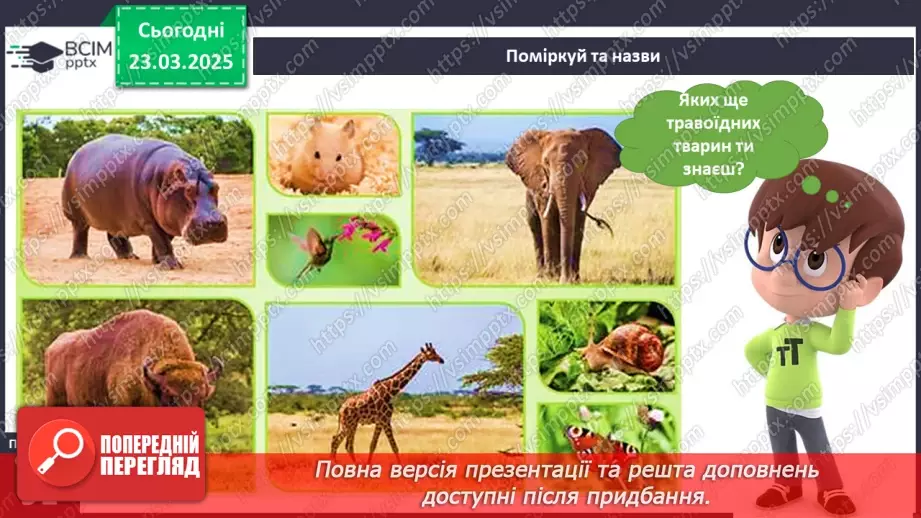 №084 - Як харчуються тварини. Житла тварин.10