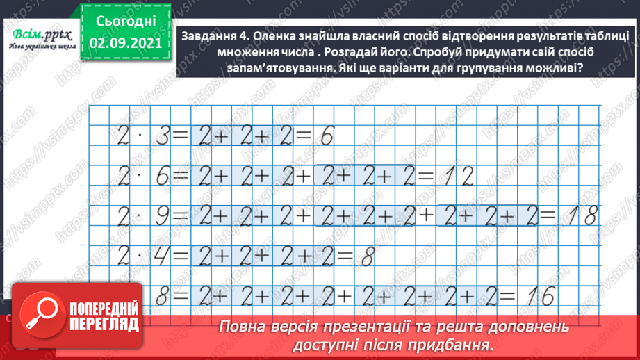 №019 - Узагальнюємо способи складання таблиць множення і ділення16 №019 - Узагальнюємо способи складання таблиць множення і ділення16