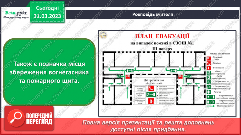 №30 - Пожежа в сусідній квартирі, будинку. Виготовляємо план евакуації.12