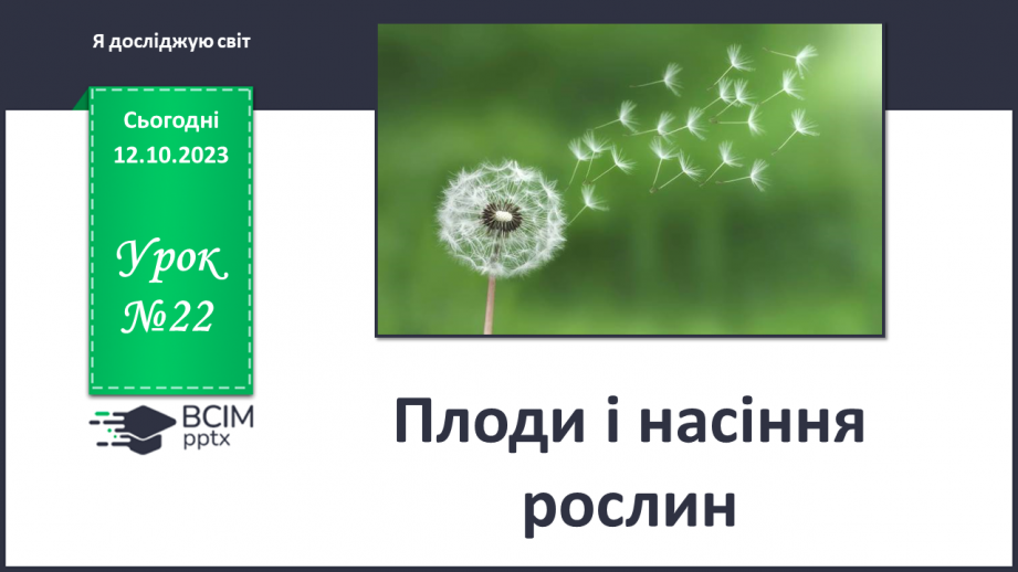 №022 - Плоди і насіння рослин0 №022 - Плоди і насіння рослин0