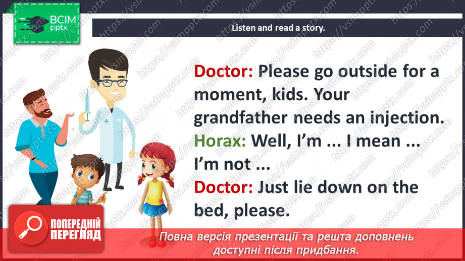 №088 - At the hospital. Reading for pleasure. Phonics focus. At the hospital.12