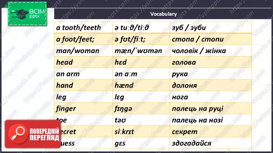 №026 - Мені подобається мій робот! (Частини тіла). Розвиток навичок зорового сприймання. Робота з текстом. I Like My Robot!6 №026 - Мені подобається мій робот! (Частини тіла). Розвиток навичок зорового сприймання. Робота з текстом. I Like My Robot!6