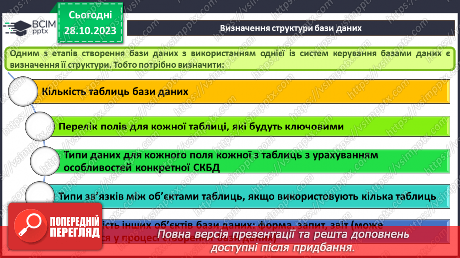 №19 - Практична робота №5. Створення таблиць у реляційній базі даних.4