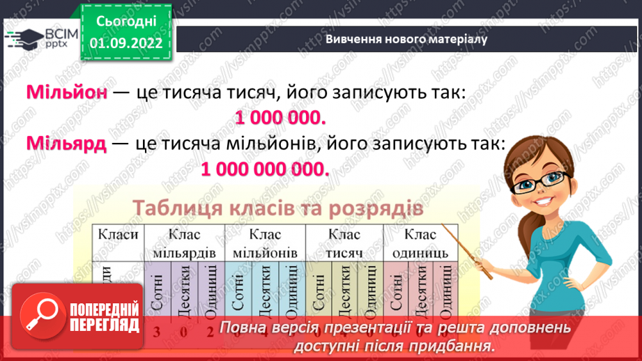 №012 - Натуральні числа. Число нуль. Цифри. Десятковий запис натуральних чисел.12