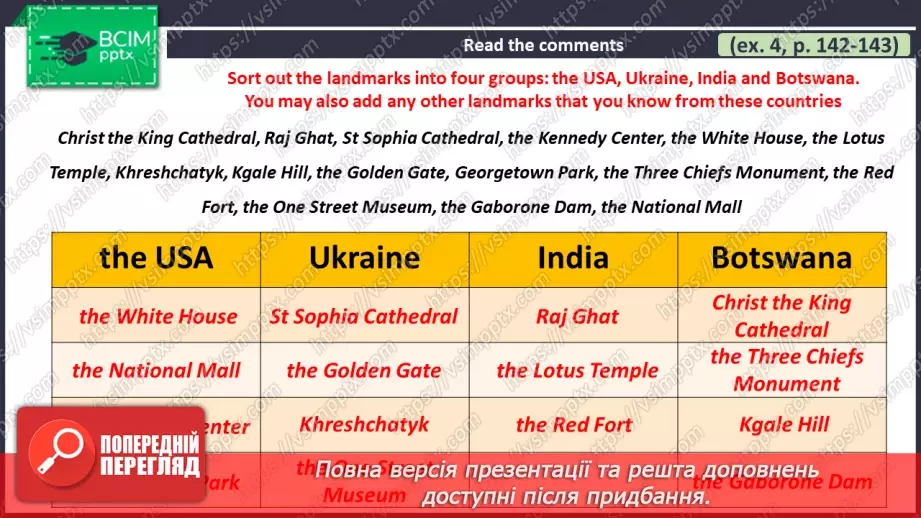 №106 - ГР2 Відомі місця світу. Розвиток навичок усної взаємодії. Famous Places Around the World. Speaking5 №106 - ГР2 Відомі місця світу. Розвиток навичок усної взаємодії. Famous Places Around the World. Speaking5