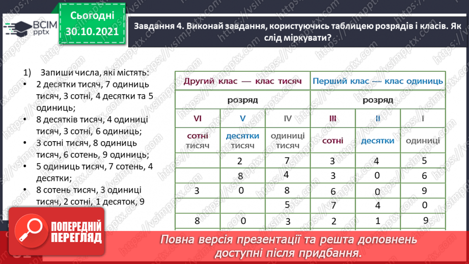 №052 - Читаємо і записуємо багатоцифрові числа32 №052 - Читаємо і записуємо багатоцифрові числа32