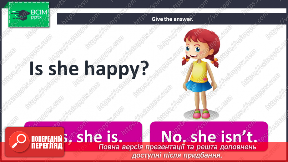 №28 - You and me. “Is he …?”, “Is she …?”, “Yes, he/she is”, “No, he/she isn’t.” Project.11