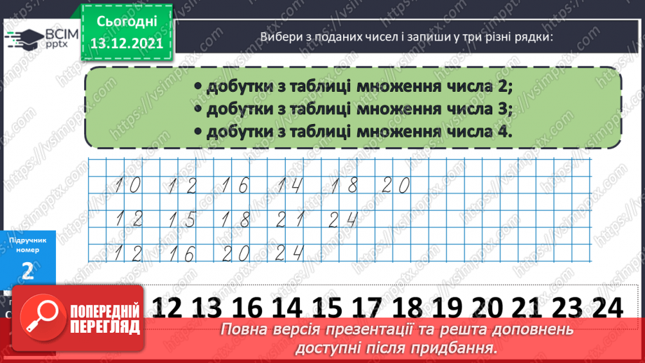 №088 - Таблиця  множення  числа  5. Схематичне  зображення  умови  складеної  задачі, що  містить  дію  множення.10