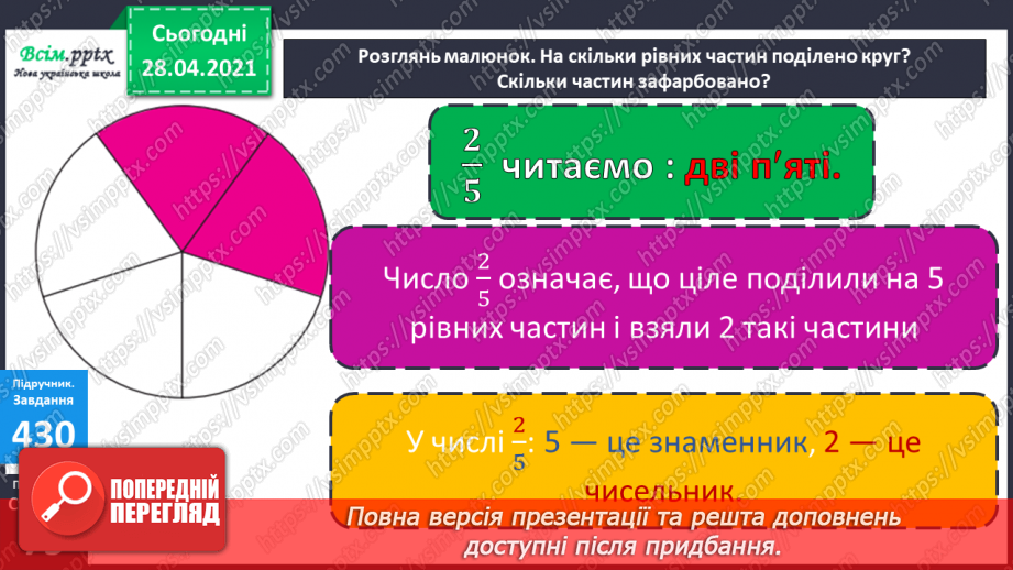 №049 - Дроби. Знаходження частини від числа. Розв¢язування задач.15