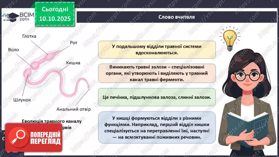 №022 - Живлення як властивість живого. Еволюція травної системи тварин.23 №022 - Живлення як властивість живого. Еволюція травної системи тварин.23