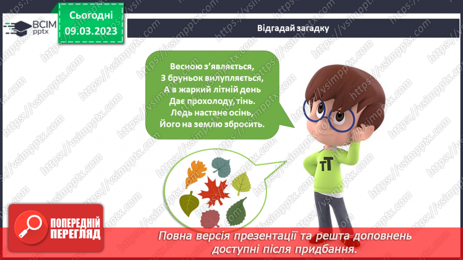 №081 - Чарівне листя рослин. Досліджуємо рослини.4