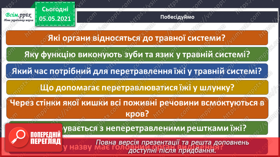 №066 - Як їжа перетворюється на поживні речовини.6 №066 - Як їжа перетворюється на поживні речовини.6
