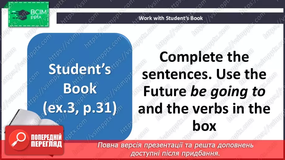 №027 - Grammar. Future ‘be going to’. Time Expressions7