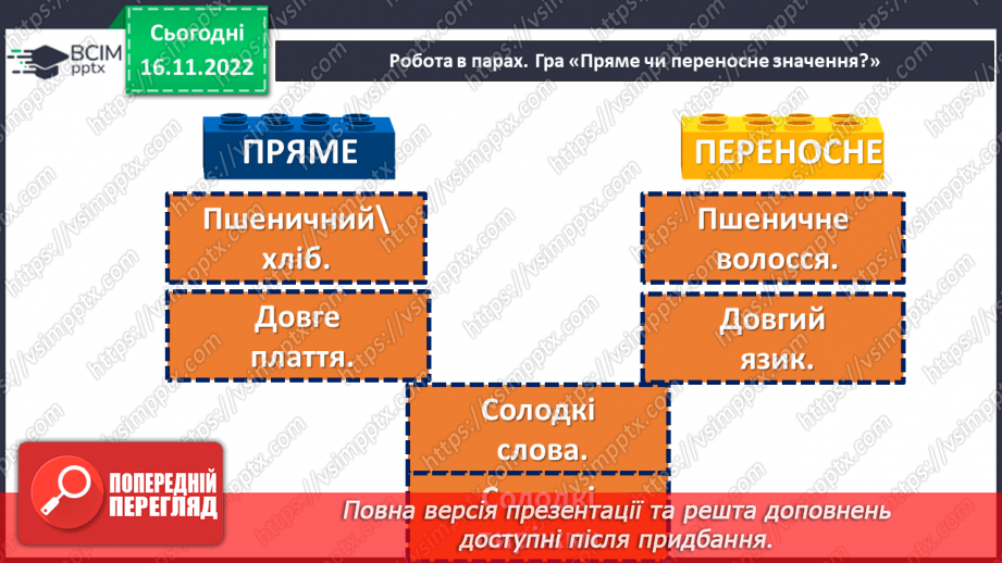 №054-56 - Аналіз діагностувальної роботи . Складання груп слів із пропонованим лексичним значенням9